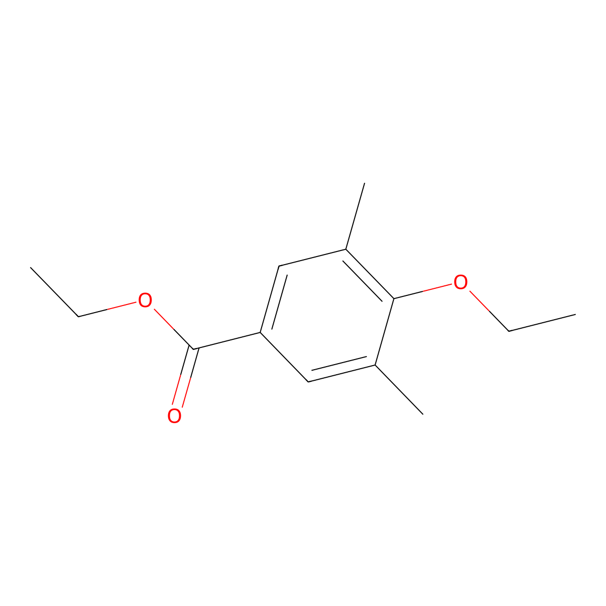 Ethyl 4-ethoxy-3,5-dimethylbenzoate molecular structure, CAS 1429900-91-3