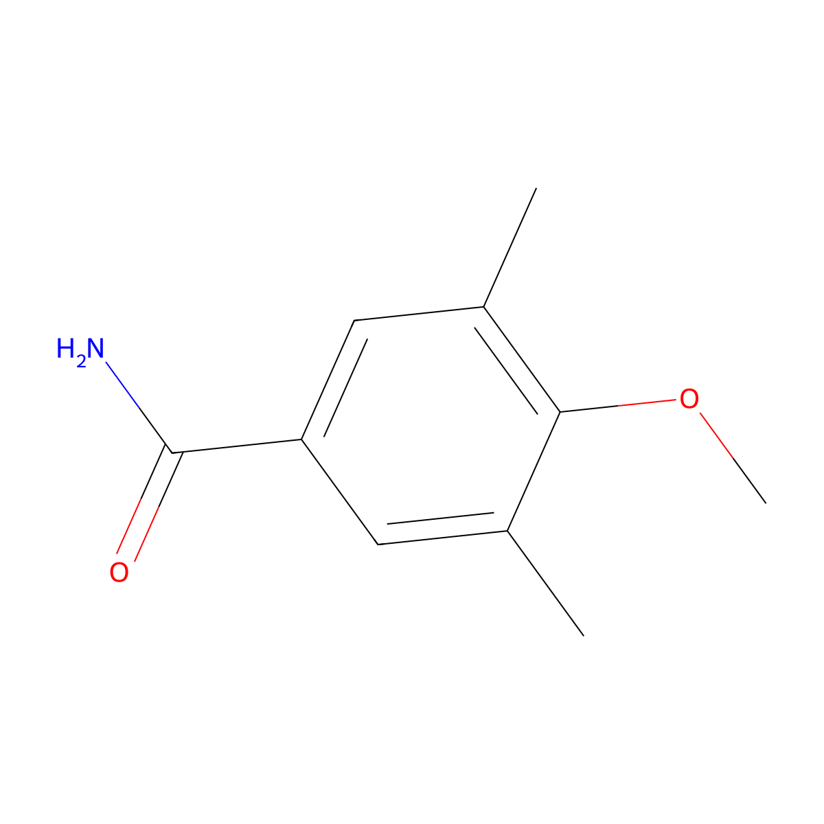 4-Methoxy-3,5-dimethylbenzamide molecular structure, CAS 1429903-69-4