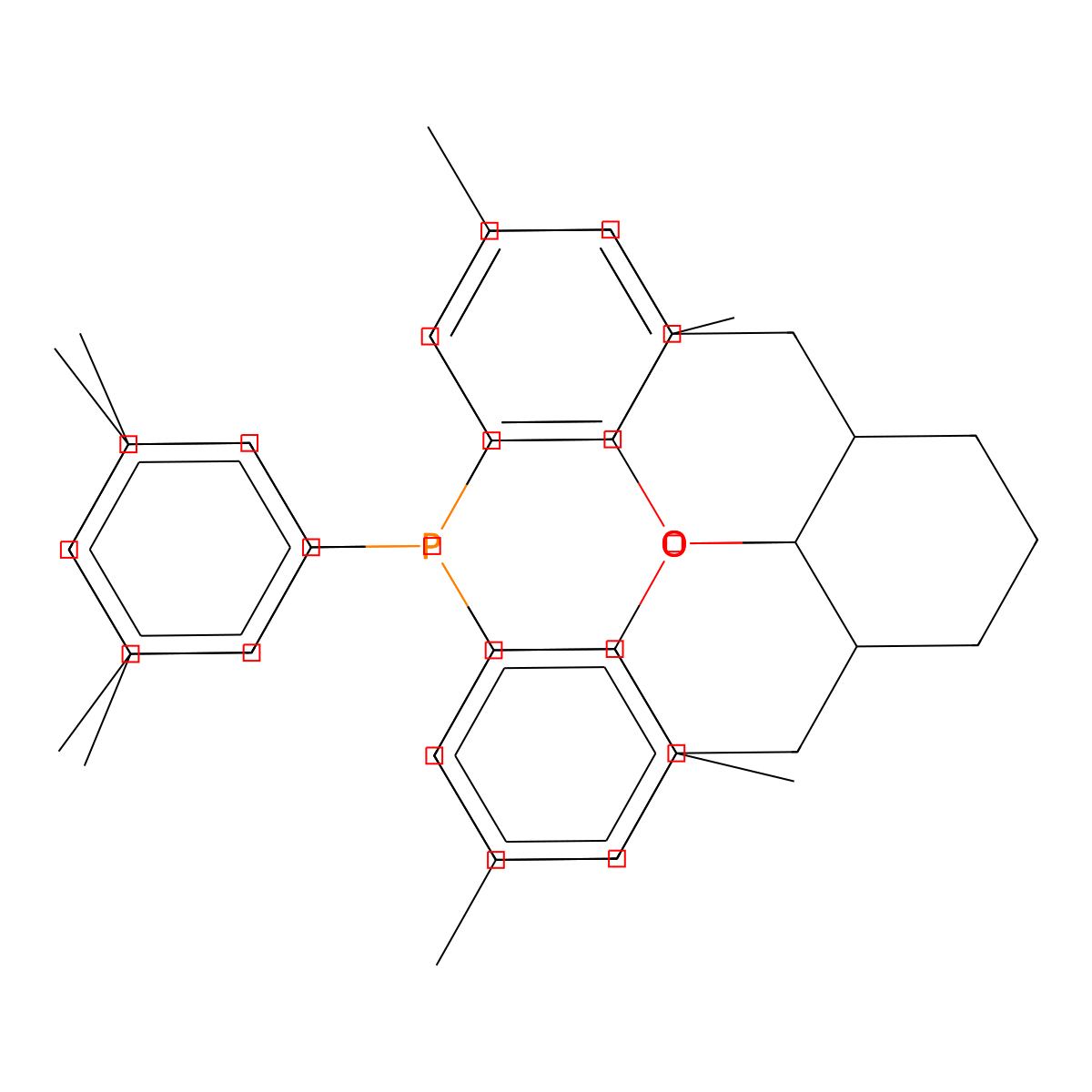 1,1'-[(5aR,8aR,14aR)-5a,6,7,8,8a,9-Hexahydro-5H-[1]benzopyrano[3,2-d]xanthene-1,13-diyl]bis[1,1-di(3,5-dimethylphenylphosphine , (R,R,R)-Xyl-SKP molecular structure, CAS 1429939-31-0
