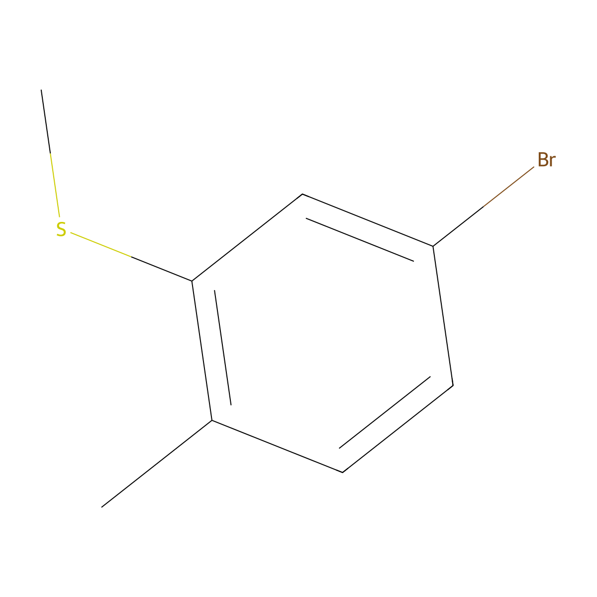 5-Bromo-2-methylthioanisole molecular structure, CAS 142994-01-2