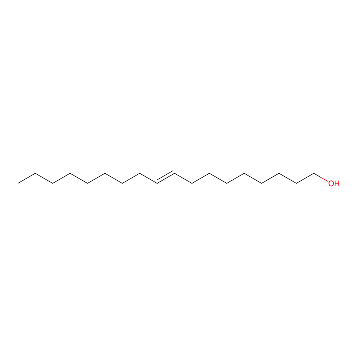 Oleyl Alcohol molecular structure, CAS 143-28-2