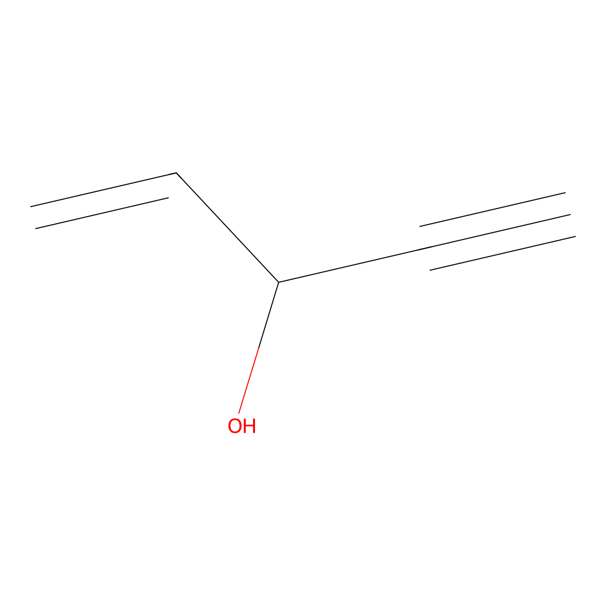 1-Penten-4-yn-3-ol molecular structure, CAS 14304-27-9