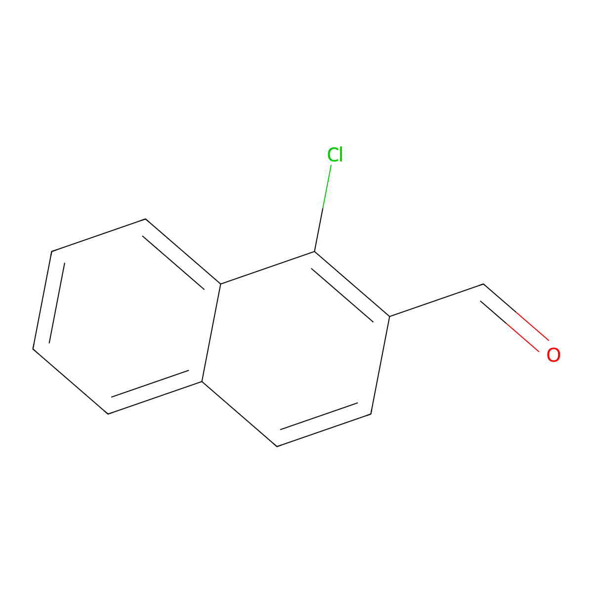 1-Chloronaphthalene-2-carbaldehyde molecular structure, CAS 14304-75-7