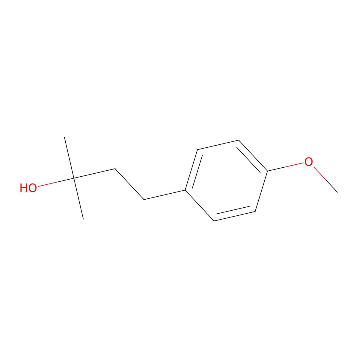 4-(4-Methoxyphenyl)-2-methylbutan-2-ol molecular structure, CAS 14305-29-4