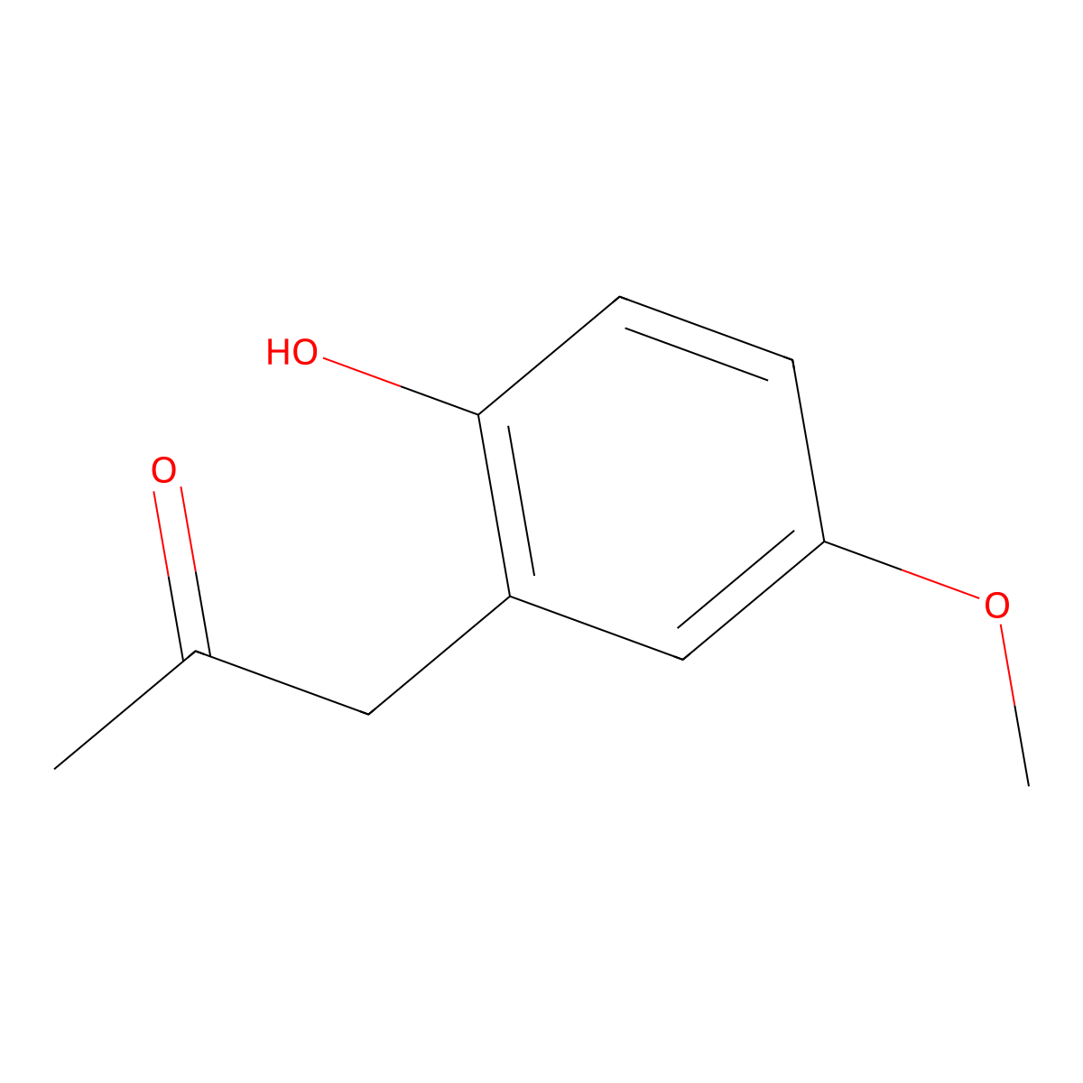 1-(2-Hydroxy-5-methoxyphenyl)propan-2-one molecular structure, CAS 143050-58-2