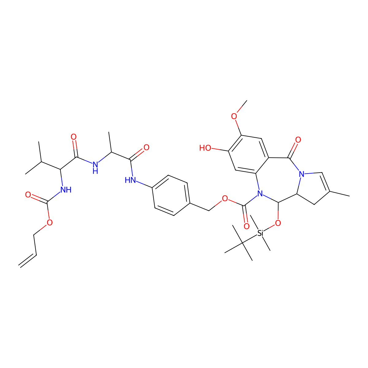 Tesirine intermediate-2 molecular structure, CAS 1430738-34-3