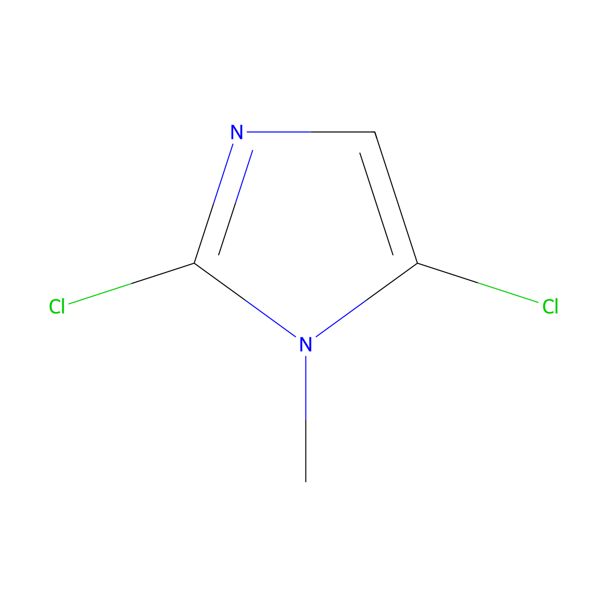 2,5-dichloro-1-methyl-1H-imidazole molecular structure, CAS 1430740-04-7