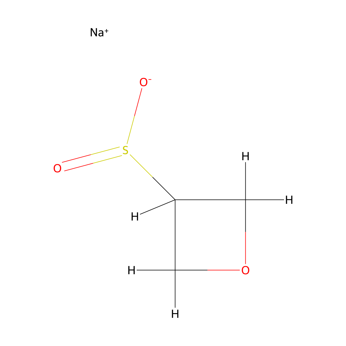 Sodium oxetane-3-sulfinate molecular structure, CAS 1430746-12-5