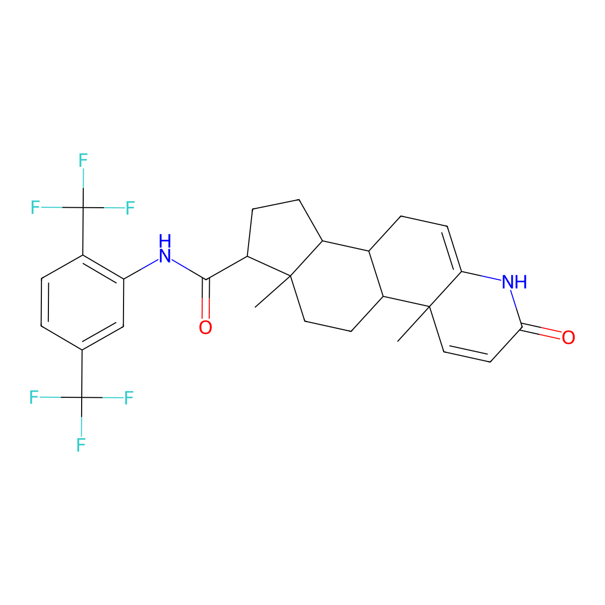 5,6-Dehydro-17b-dutasteride molecular structure, CAS 1430804-85-5