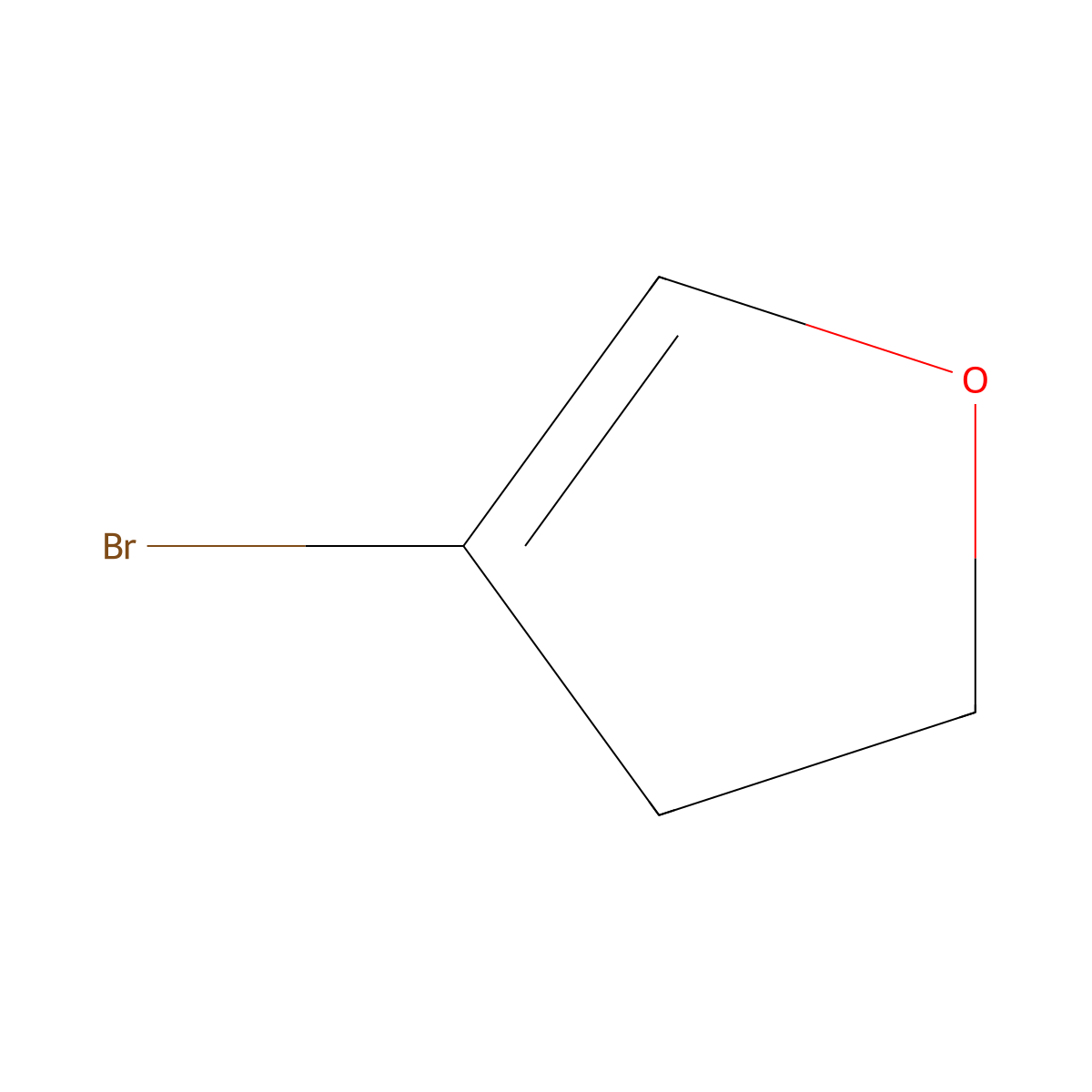 4-Bromo-2,3-dihydrofuran molecular structure, CAS 1430811-55-4