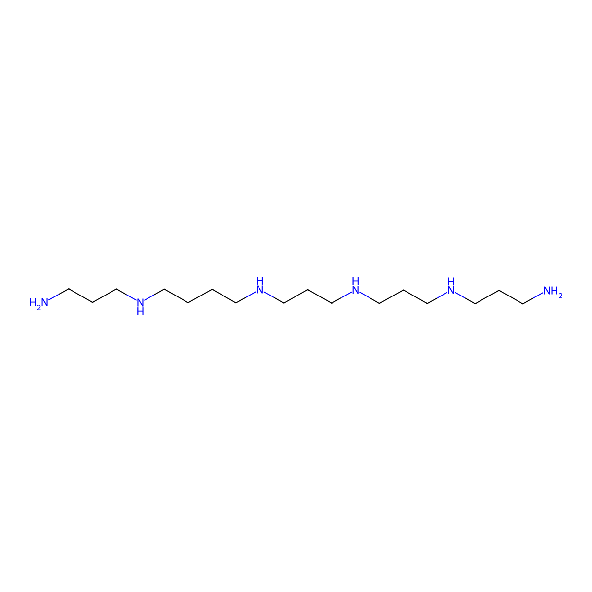 4,8,12,17-Tetraazaicosane-1,20-diamine molecular structure, CAS 143085-73-8