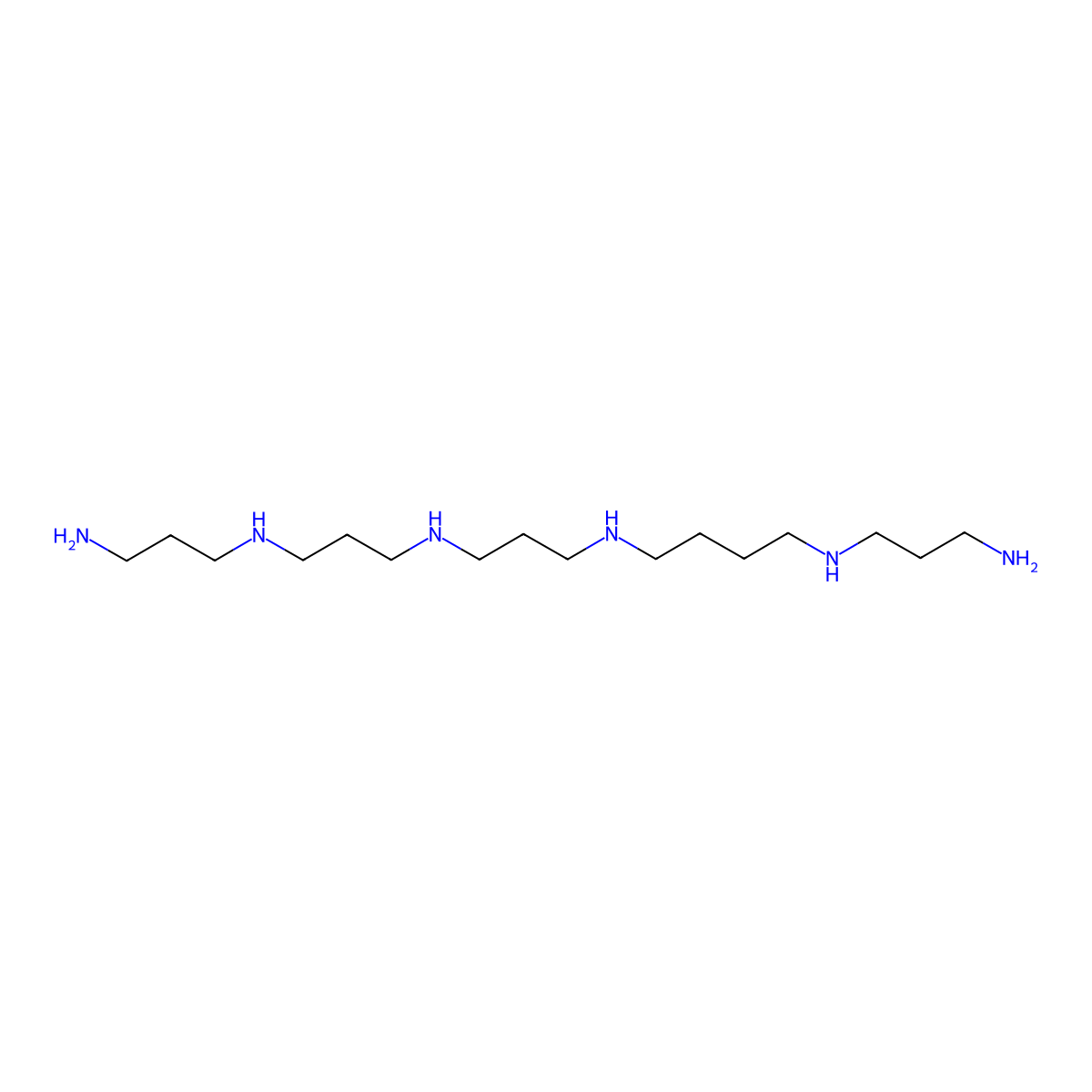4,8,12,17-Tetraazaicosane-1,20-diamine molecular structure, CAS 143085-73-8