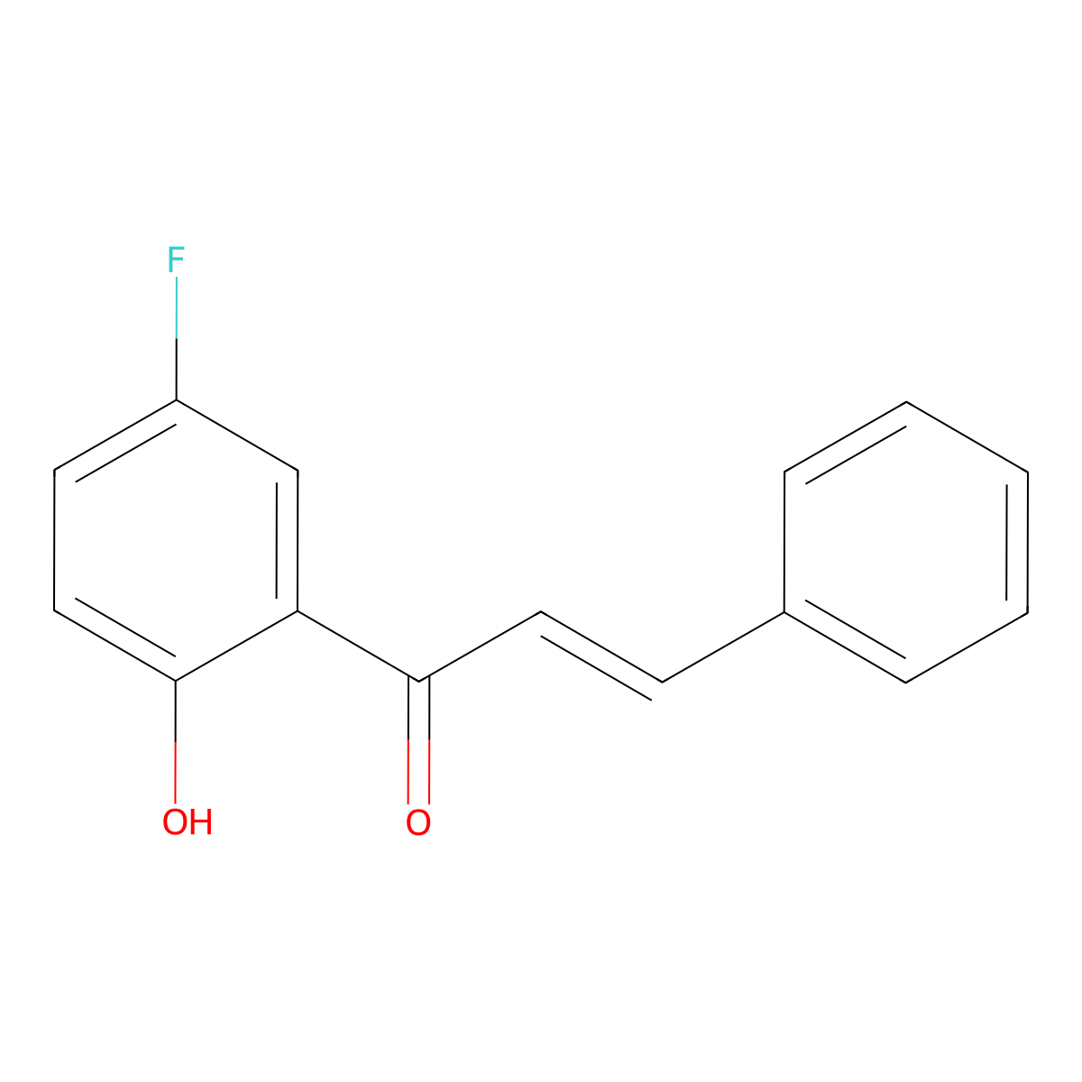 5'-Fluoro-2'-hydroxychalcone molecular structure, CAS 1431-92-1