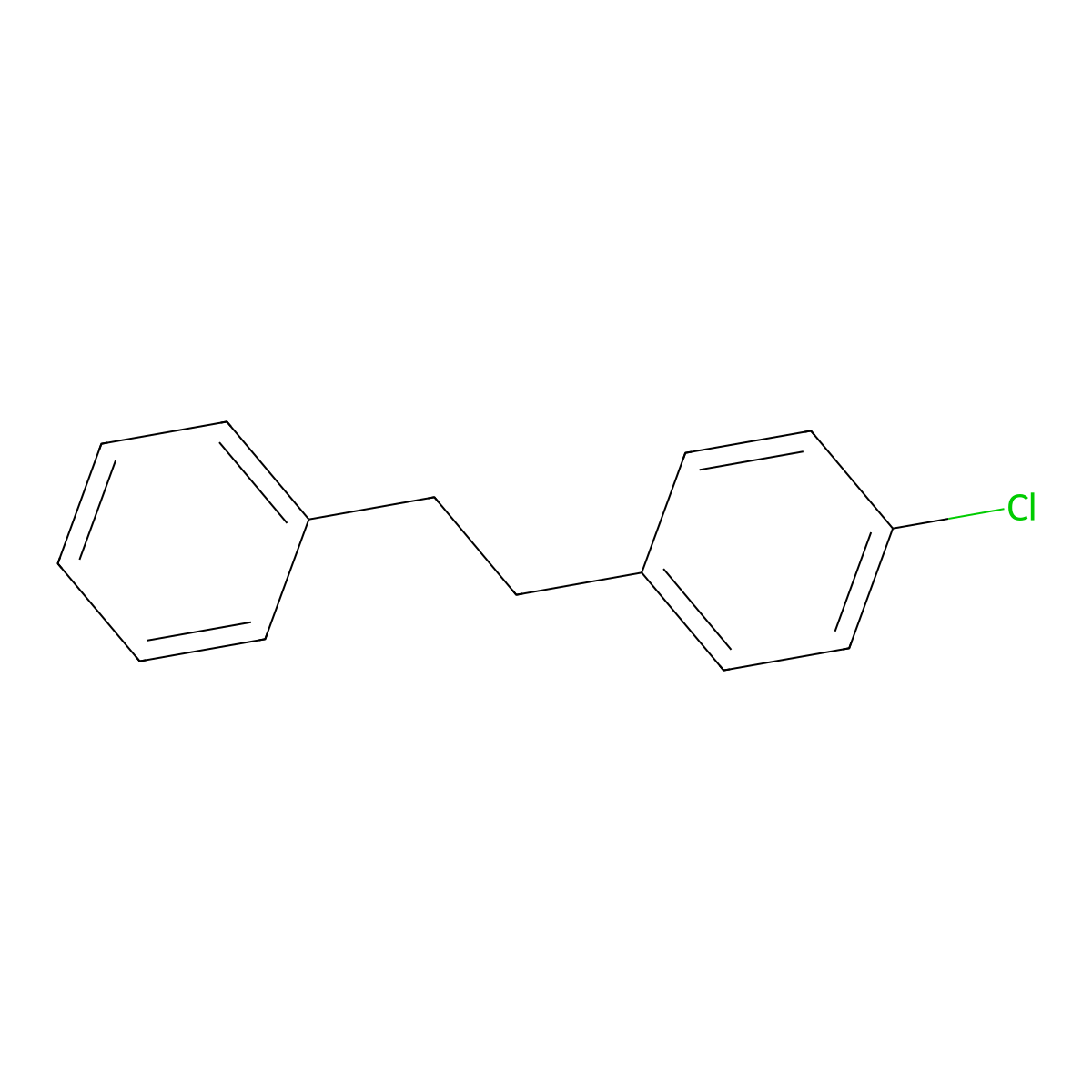 1-Chloro-4-(2-phenylethyl)benzene molecular structure, CAS 14310-22-6