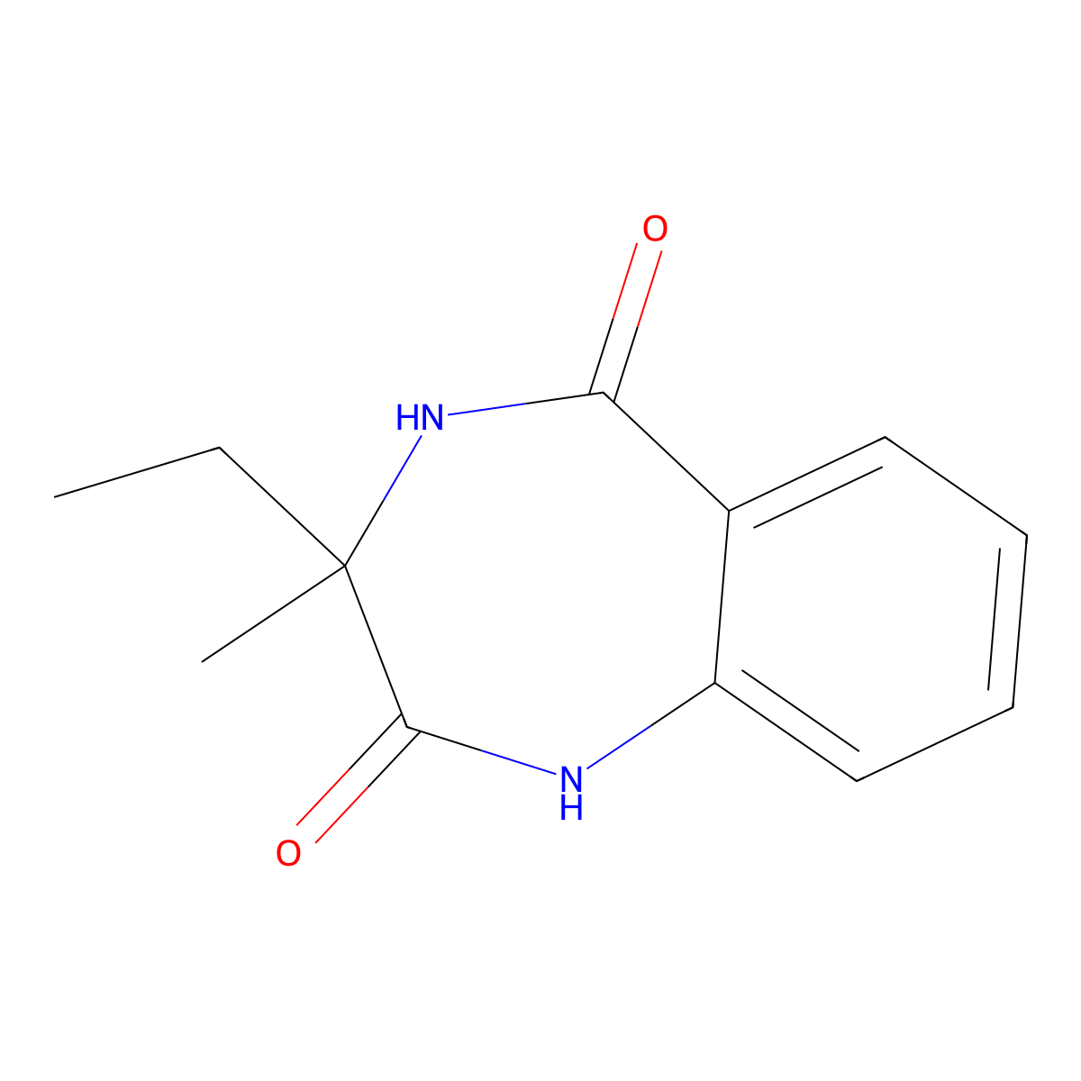 3-ethyl-3-methyl-2,3,4,5-tetrahydro-1H-1,4-benzodiazepine-2,5-dione molecular structure, CAS 1431141-33-1