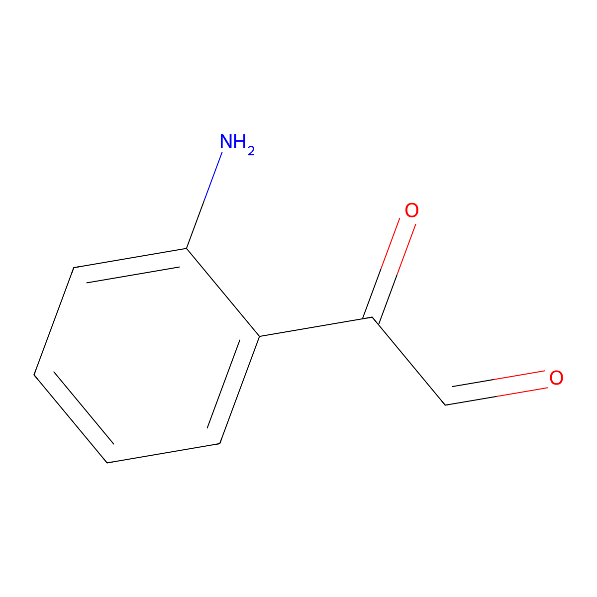 2-(2-Aminophenyl)-2-oxoacetaldehyde molecular structure, CAS 1431149-65-3