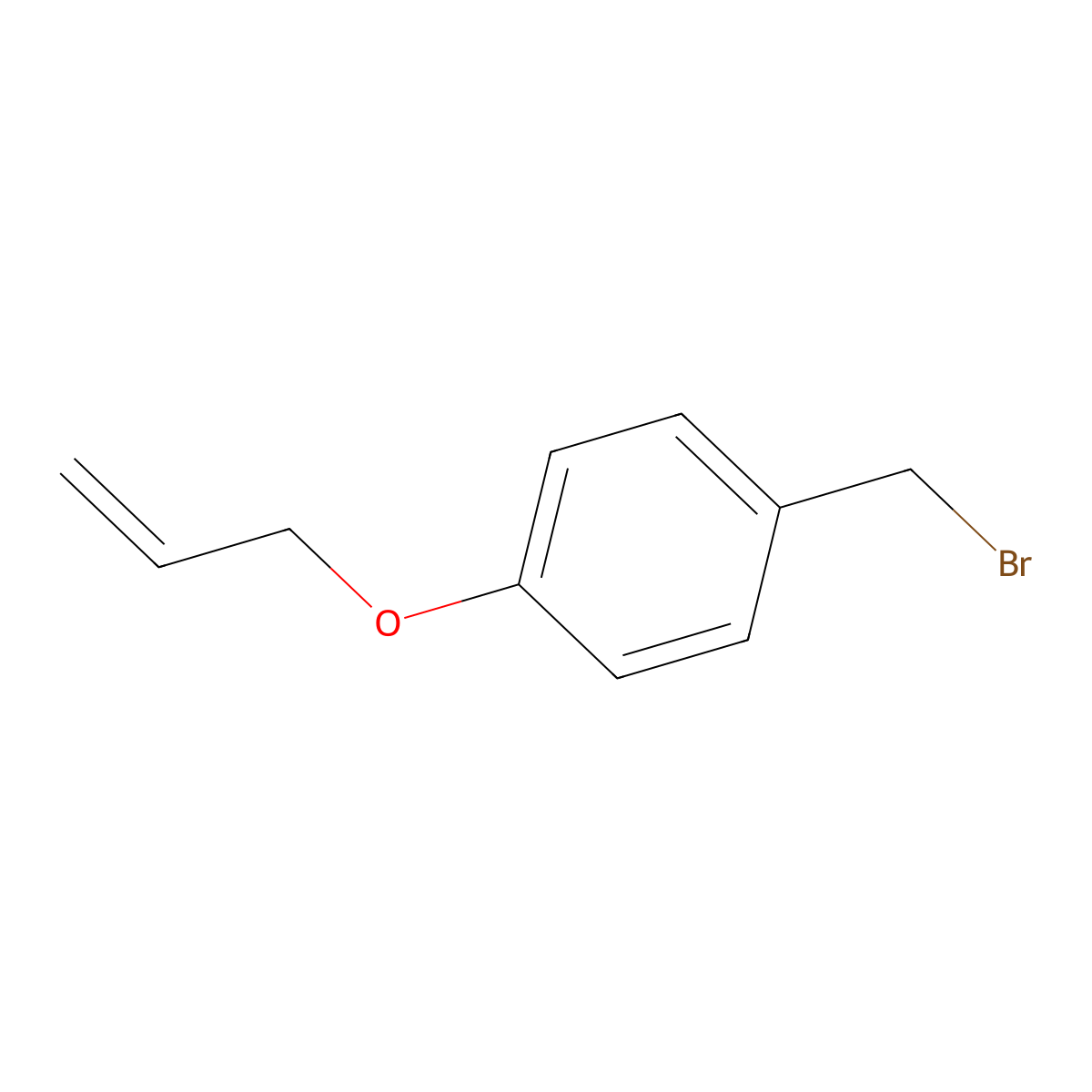 1-(Bromomethyl)-4-(prop-2-en-1-yloxy)benzene molecular structure, CAS 143116-30-7