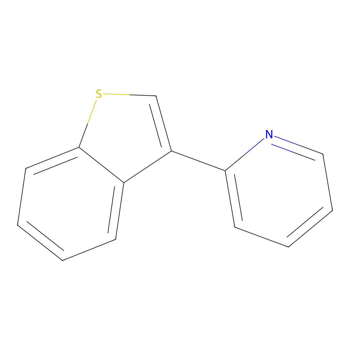 2-Benzo[b]thien-3-ylpyridine molecular structure, CAS 1431298-32-6