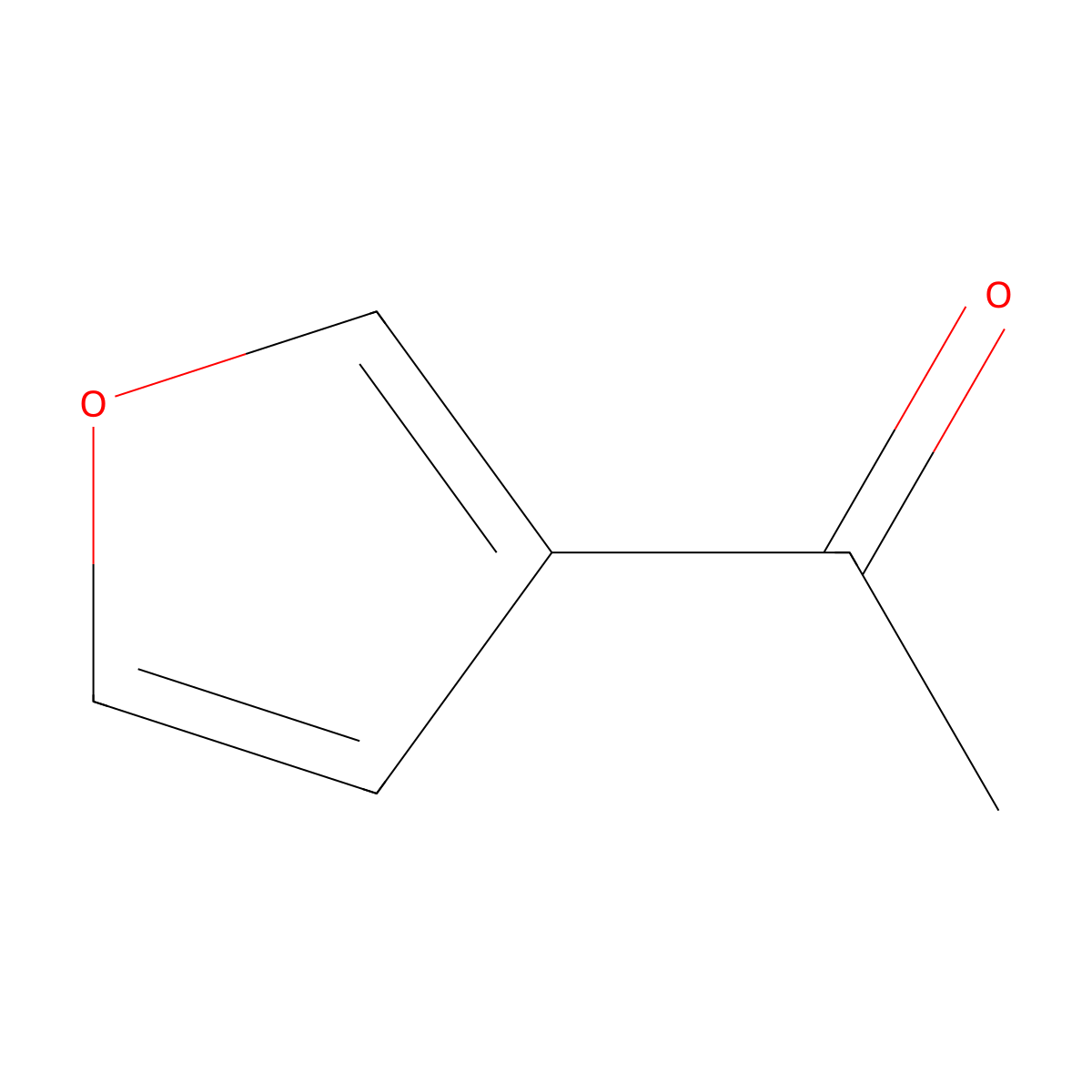 1-(Furan-3-yl)ethan-1-one molecular structure, CAS 14313-09-8