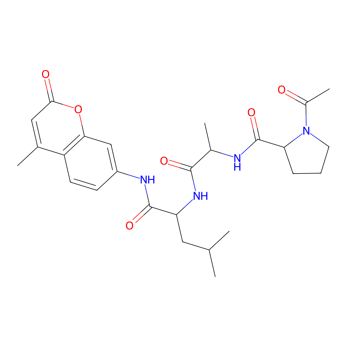 Ac-PAL-AMC molecular structure, CAS 1431362-79-6