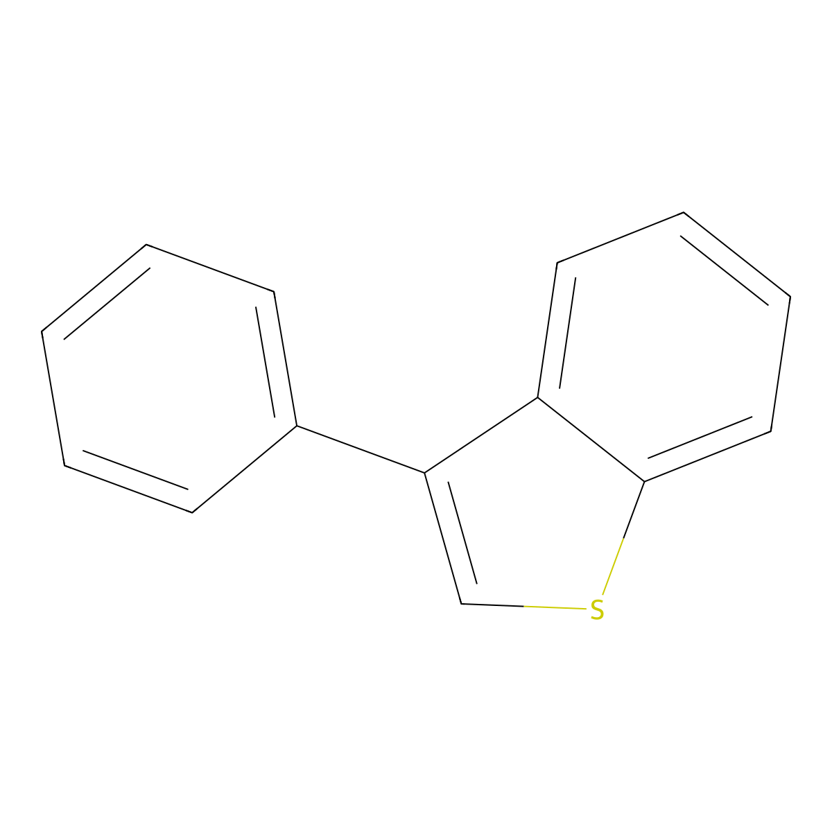 3-Phenylbenzothiophene molecular structure, CAS 14315-12-9