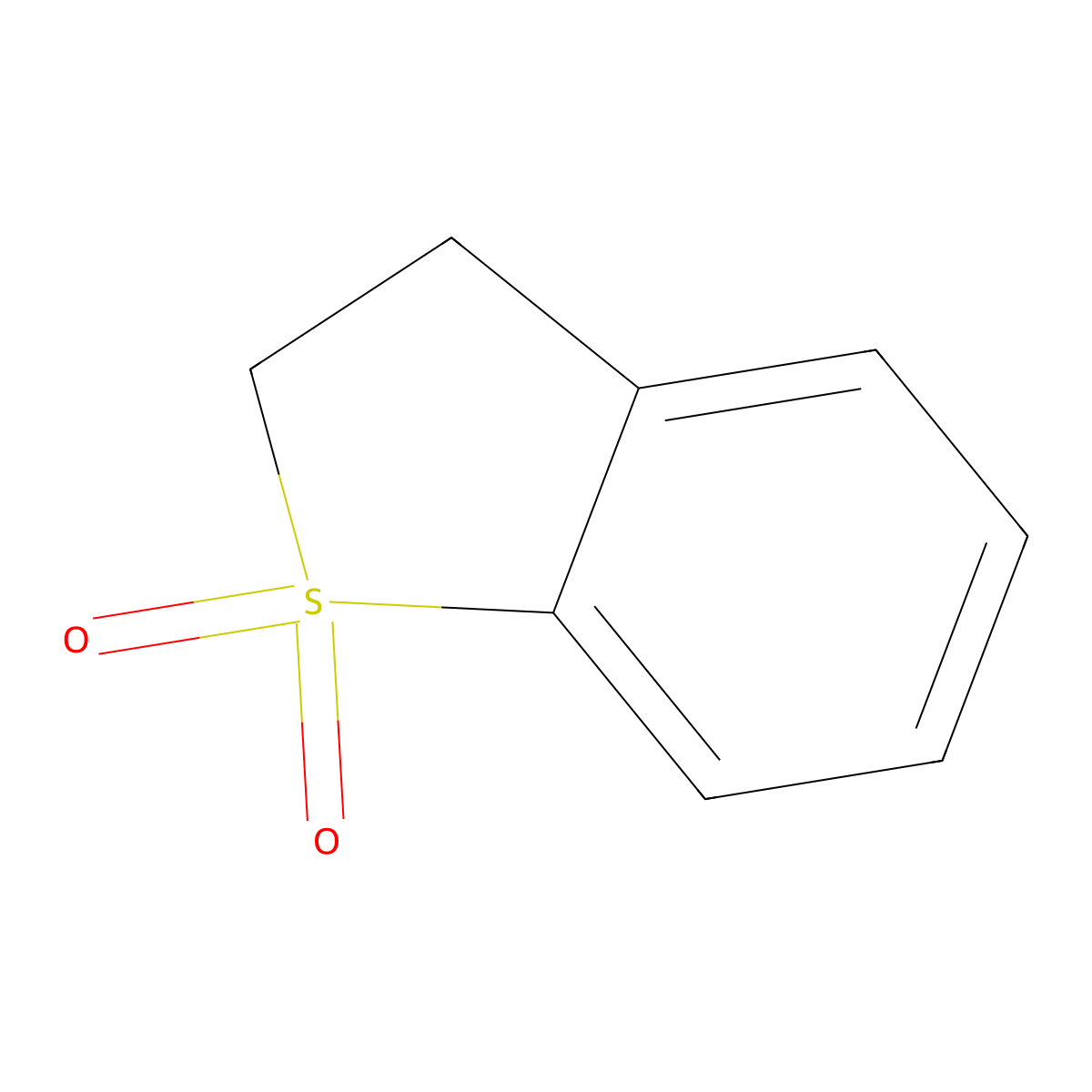 2,3-Dihydro-1lambda6-benzothiophene-1,1-dione molecular structure, CAS 14315-13-0