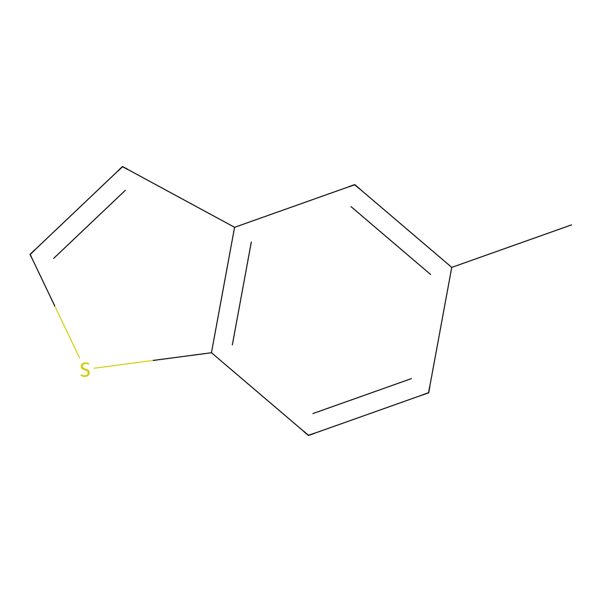 5-Methylbenzo(b)thiophene molecular structure, CAS 14315-14-1