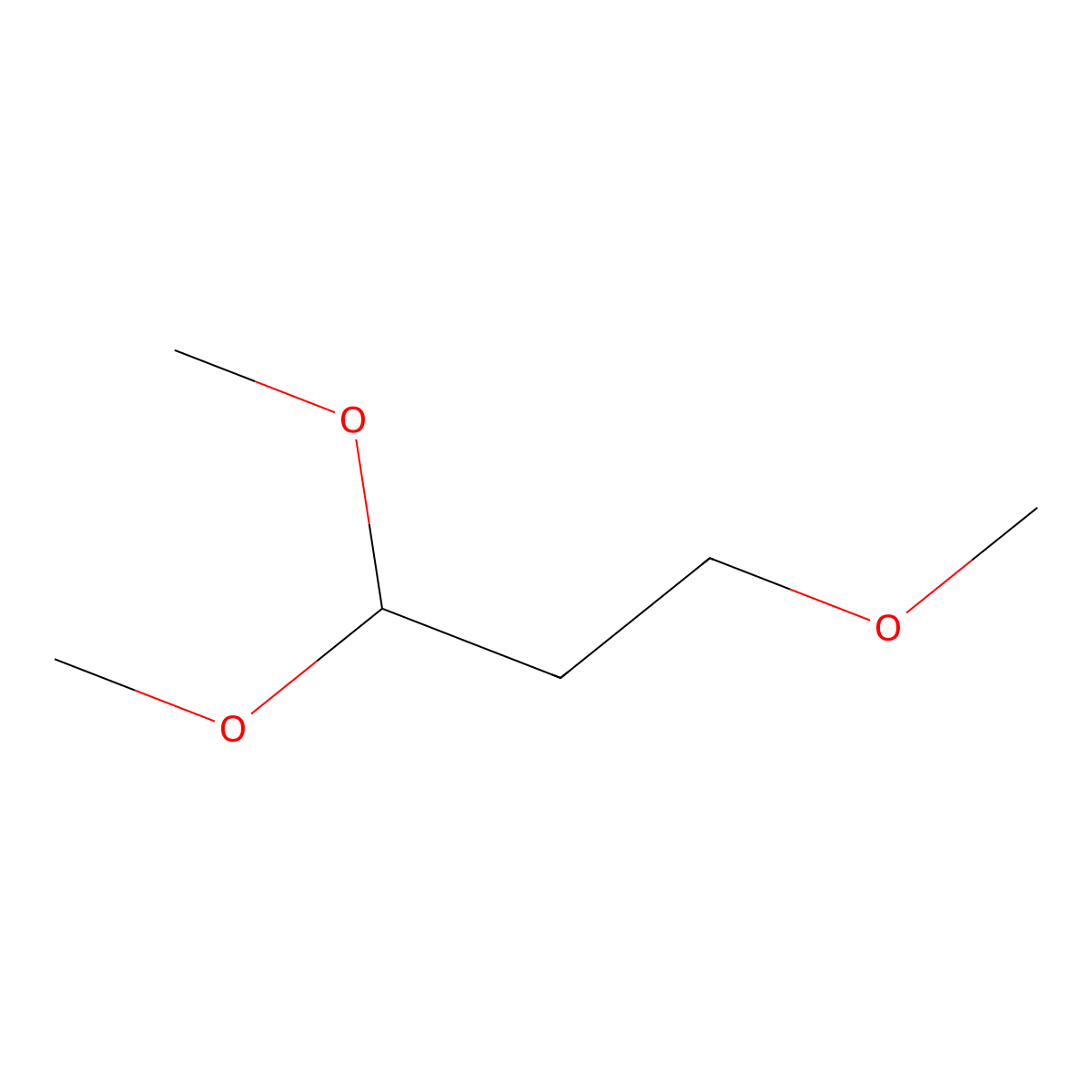 1,1,3-Trimethoxypropane molecular structure, CAS 14315-97-0
