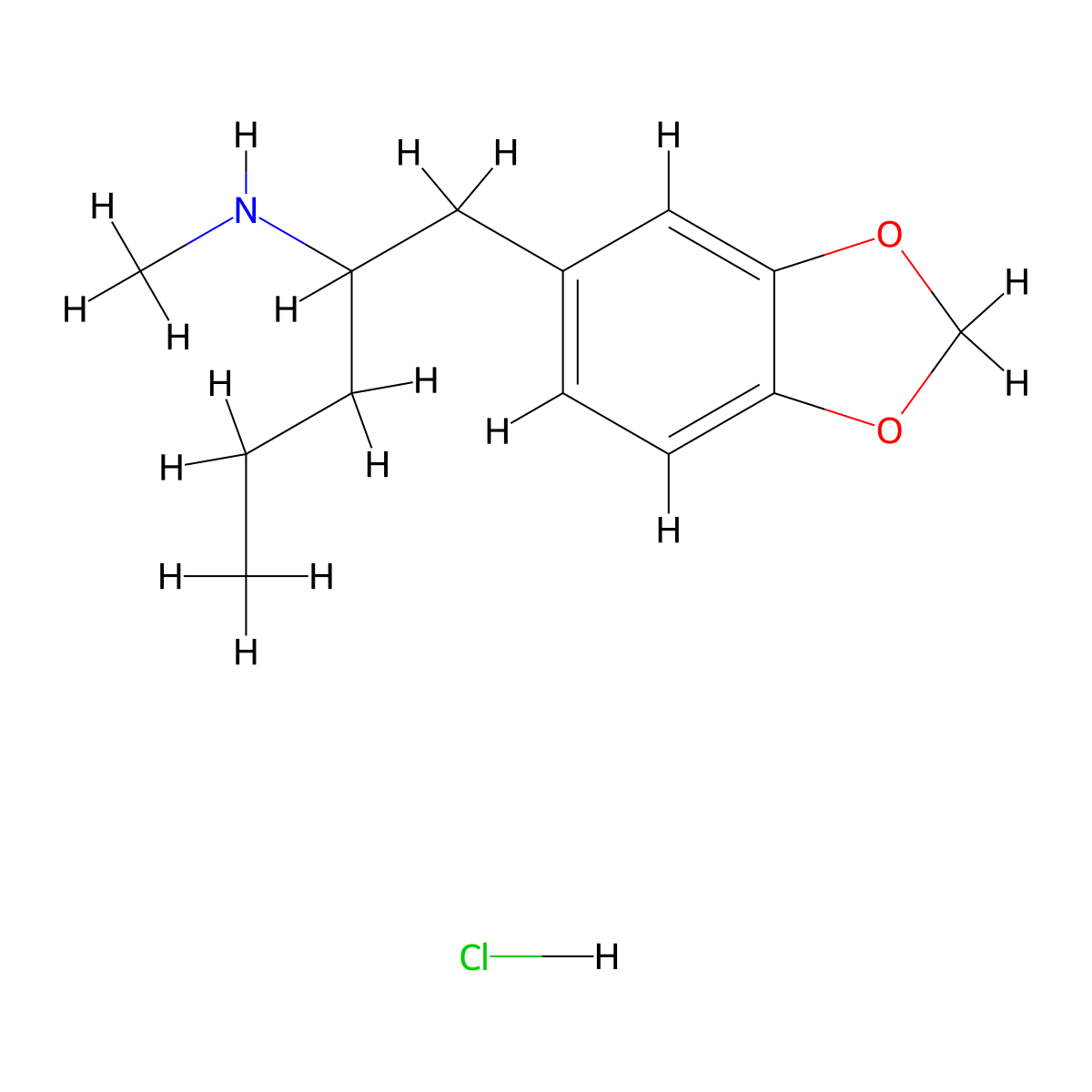 Mbdp hydrochloride molecular structure, CAS 1431521-76-4