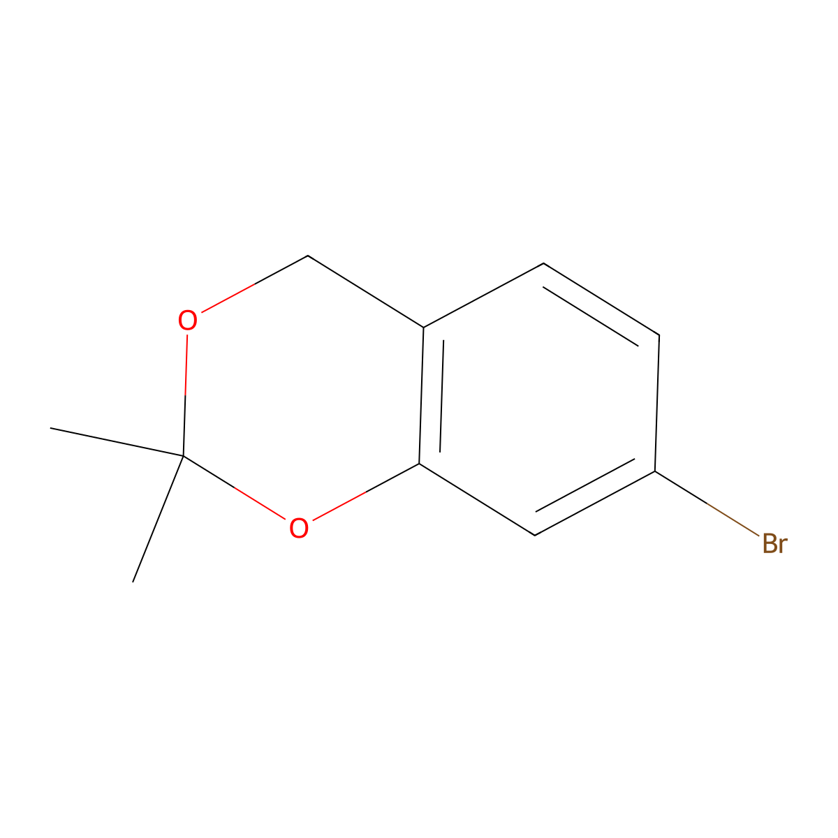 7-bromo-2,2-dimethyl-4H-benzo[d][1,3]dioxine molecular structure, CAS 1431546-98-3