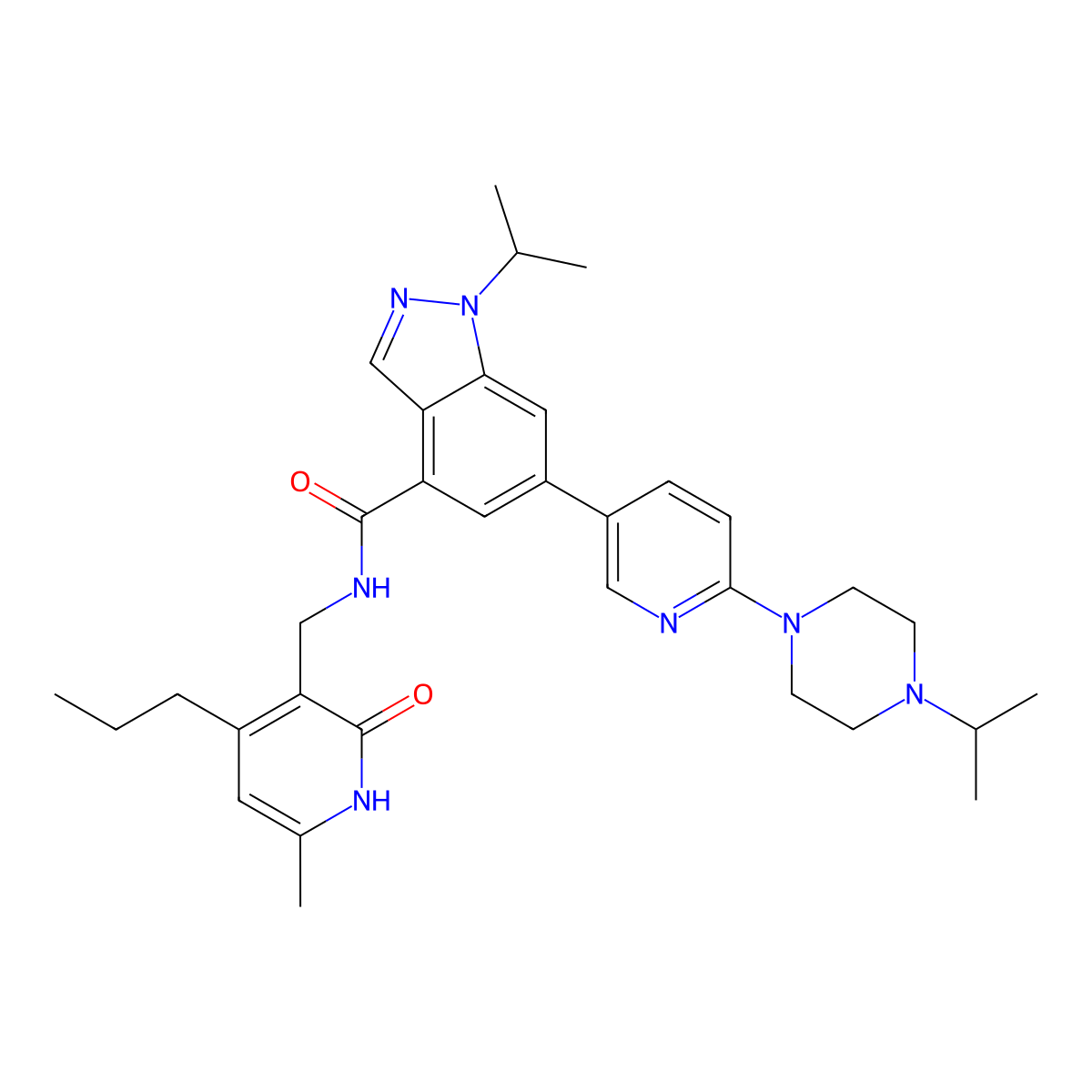 Unc1999 molecular structure, CAS 1431612-23-5
