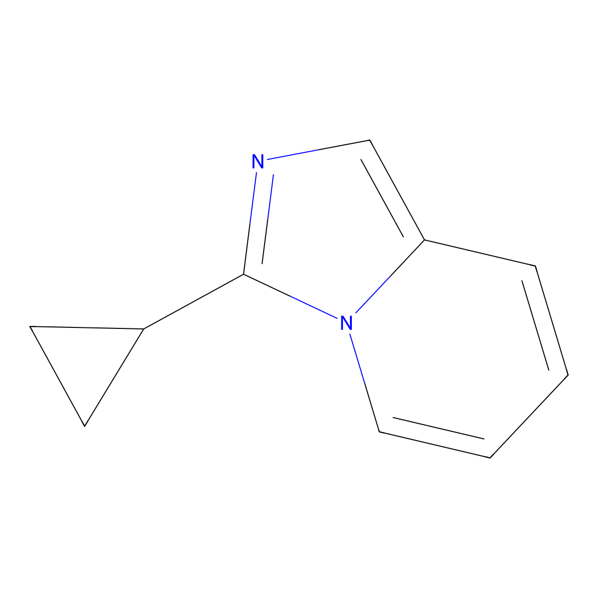 3-Cyclopropylimidazo[1,5-a]pyridine molecular structure, CAS 1431656-20-0