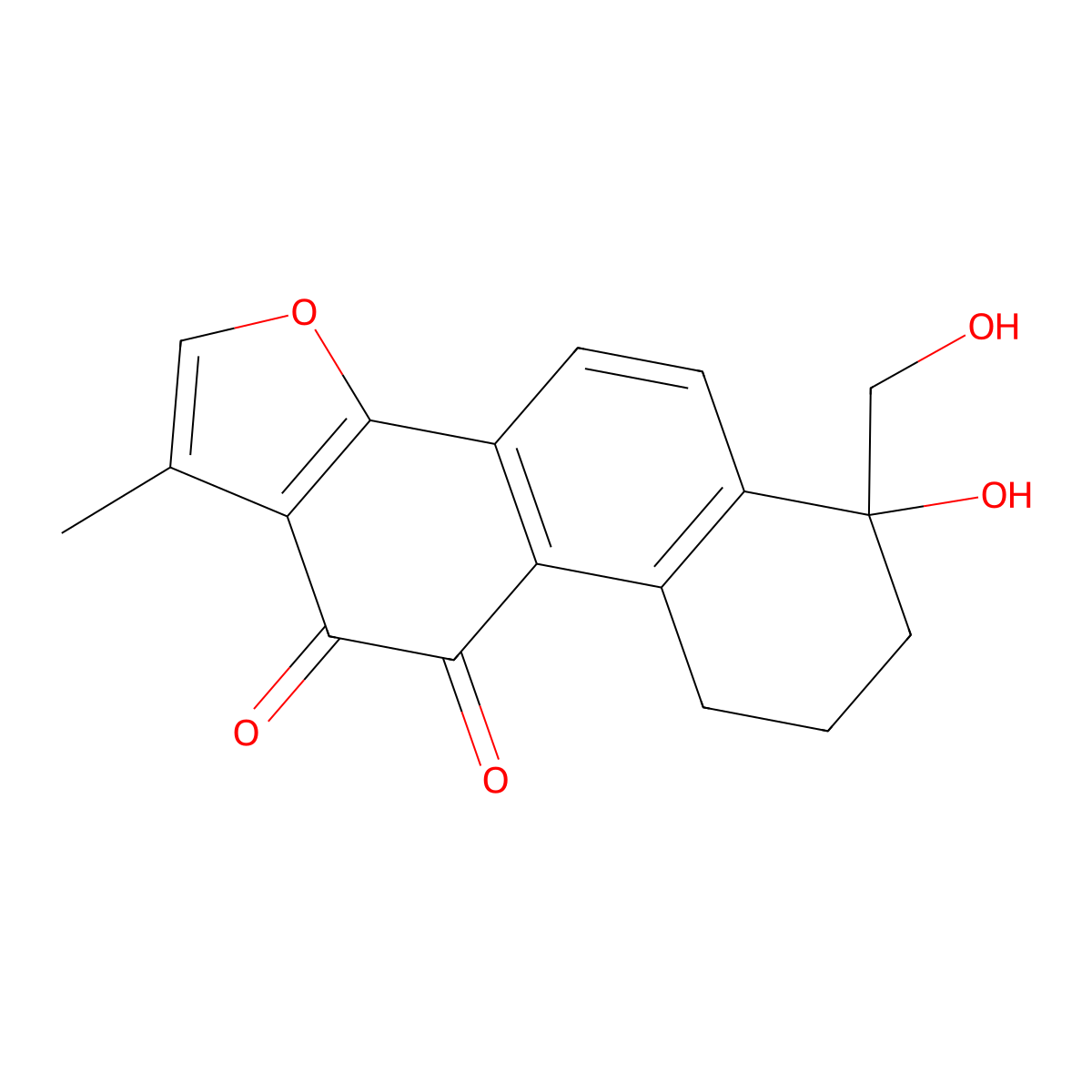 (+/-)-Tanshindiol A molecular structure, CAS 143167-14-0