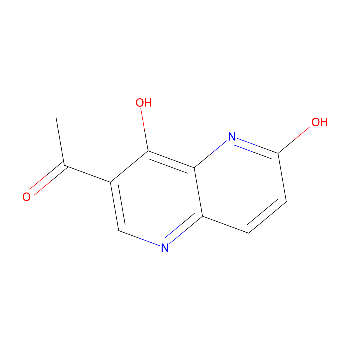 1-(4,6-Dihydroxy-1,5-naphthyridin-3-yl)ethanone molecular structure, CAS 1431697-83-4