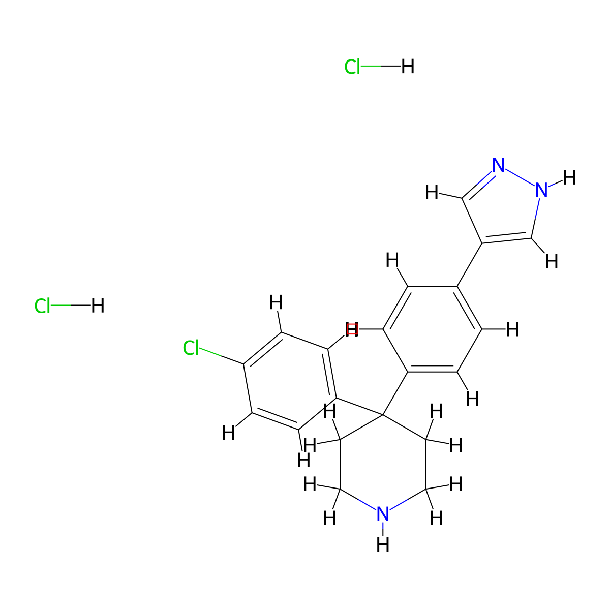 AT7867 dihydrochloride molecular structure, CAS 1431697-86-7