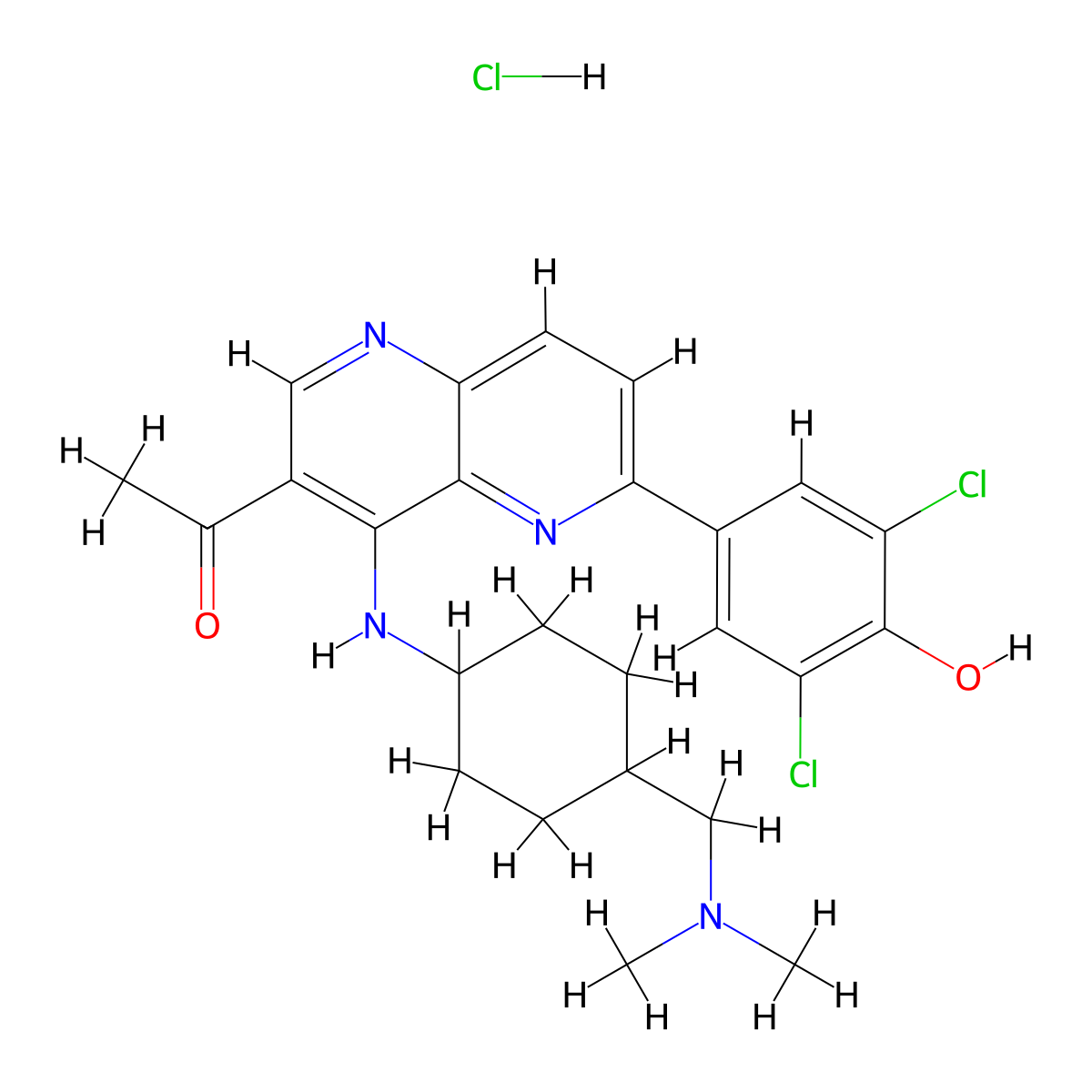 OTSSP167 hydrochloride molecular structure, CAS 1431698-10-0