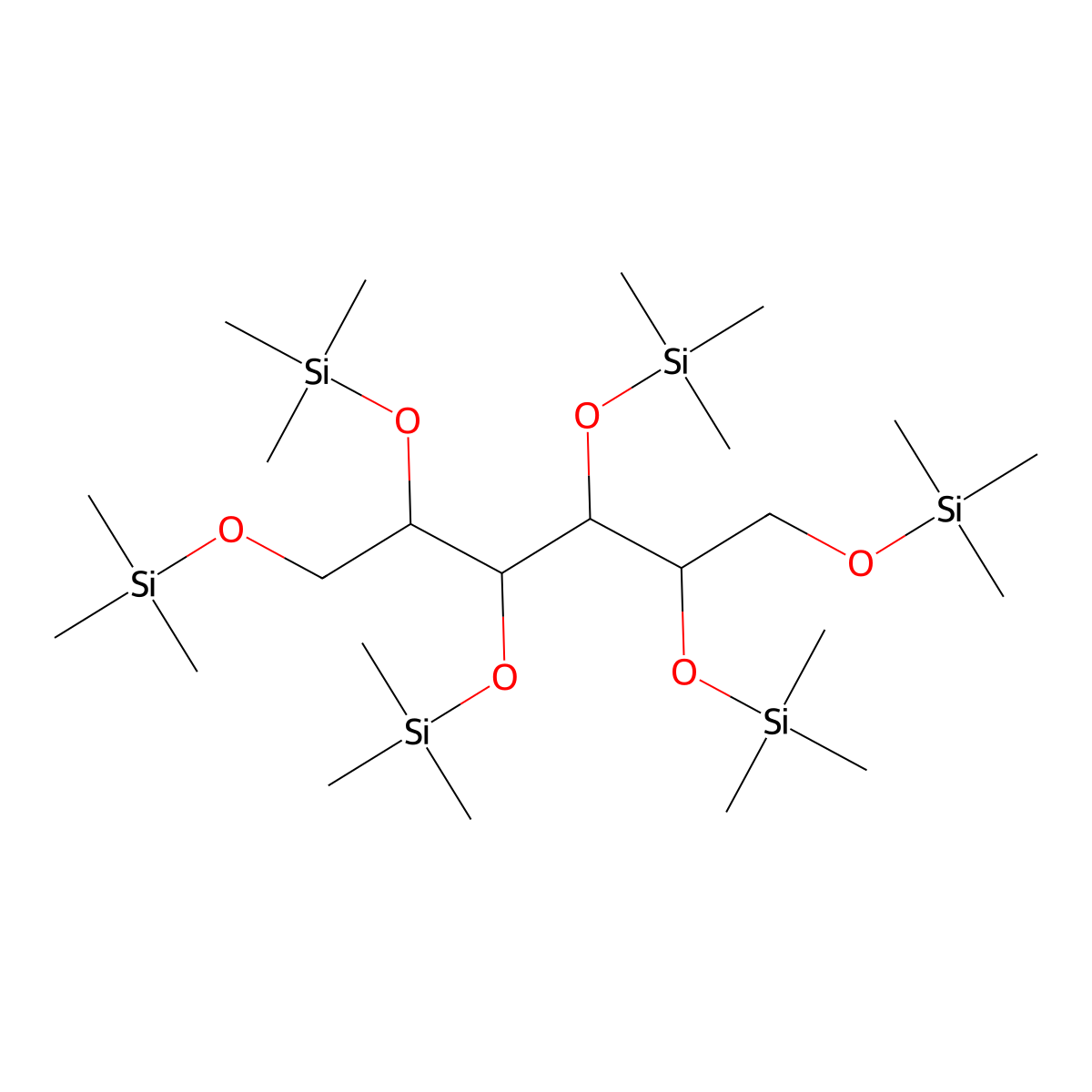 L-Sorbitol TMS molecular structure, CAS 14317-07-8