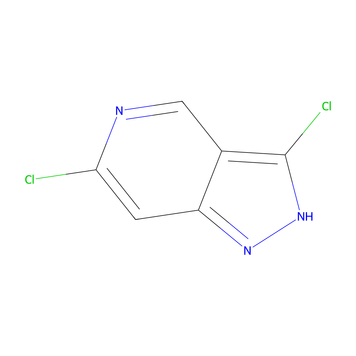 3,6-Dichloro-1H-pyrazolo[4,3-c]pyridine molecular structure, CAS 1431721-01-5