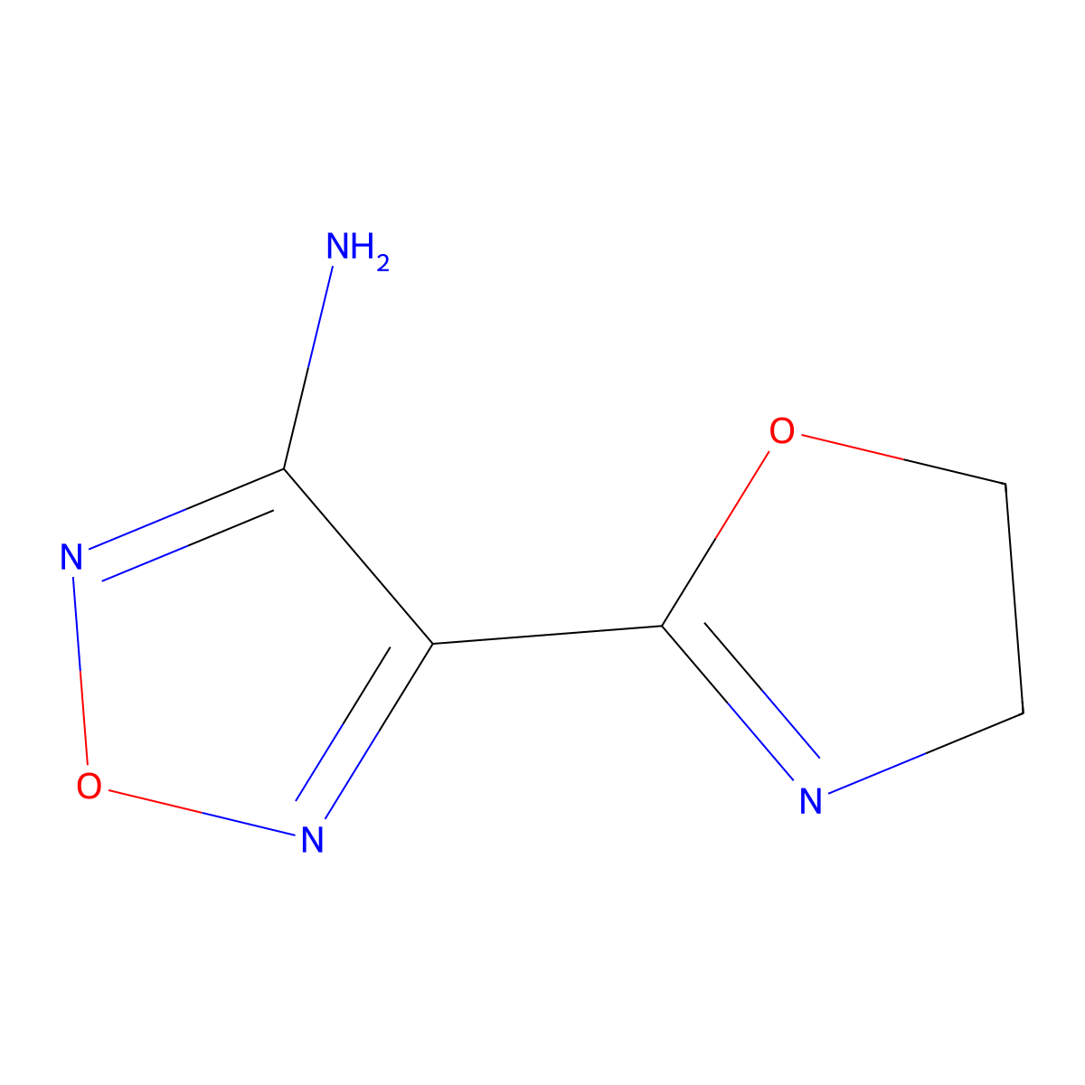 4-(4,5-Dihydrooxazol-2-yl)-1,2,5-oxadiazol-3-amine molecular structure, CAS 1431728-34-5