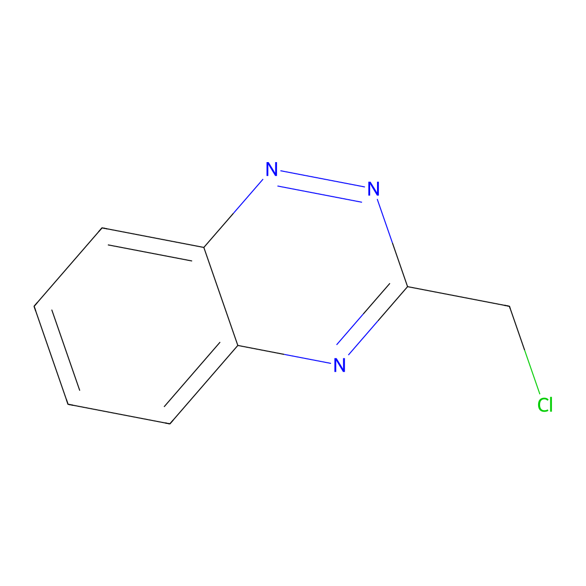 3-(Chloromethyl)-1,2,4-benzotriazine molecular structure, CAS 1431931-52-0