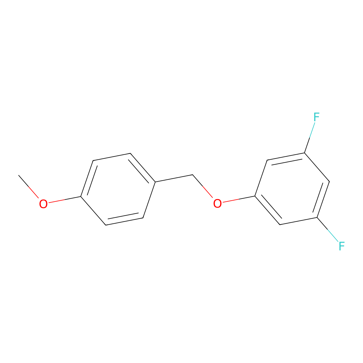 1,3-Difluoro-5-((4-methoxybenzyl)oxy)benzene molecular structure, CAS 1431942-00-5