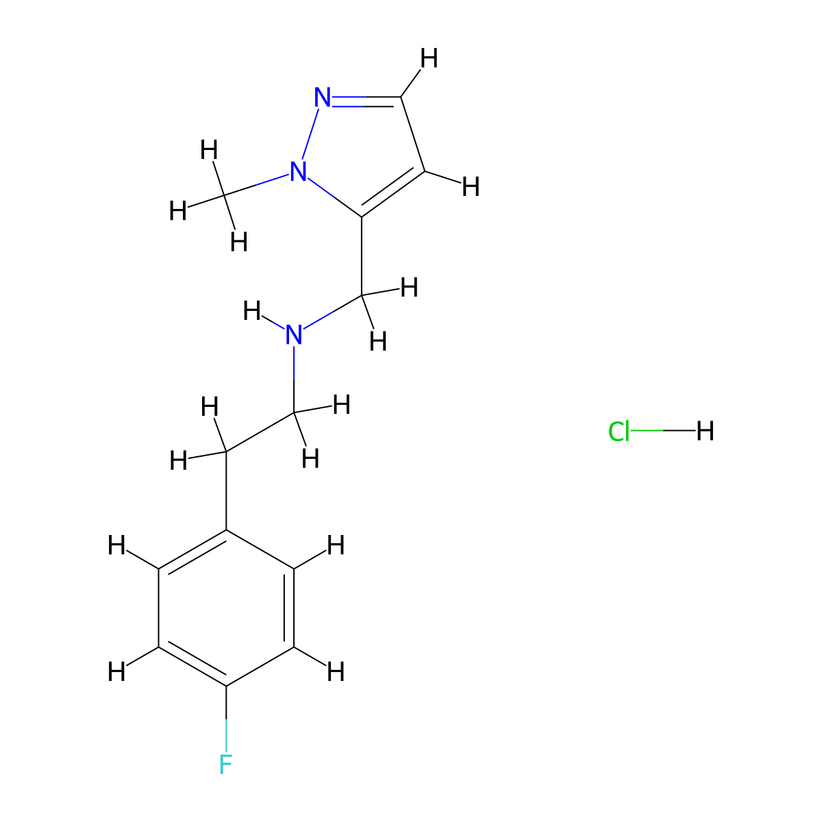 N-[2-(4-Fluorophenyl)ethyl]-N-[(1-methyl-1H-pyrazol-5-YL)methyl]amine molecular structure, CAS 1431968-19-2