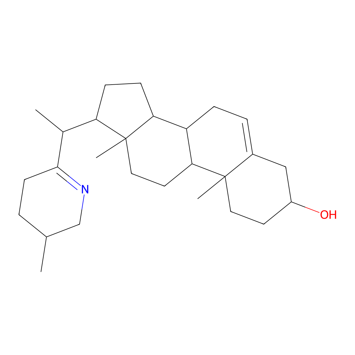 Verazine molecular structure, CAS 14320-81-1
