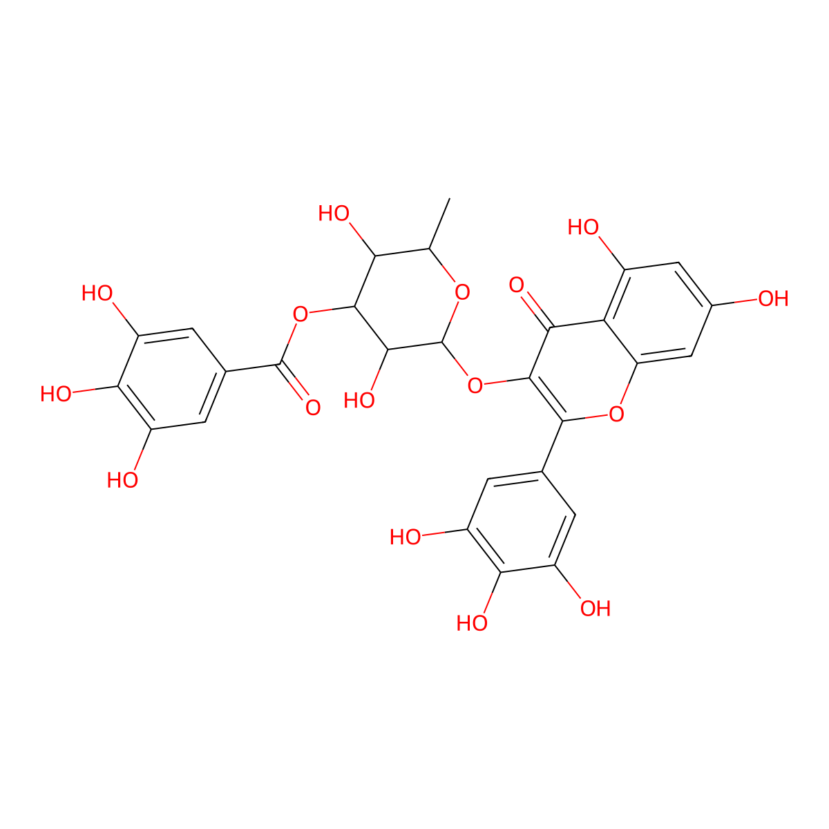 3''-O-Galloylmyricitrin molecular structure, CAS 143202-36-2