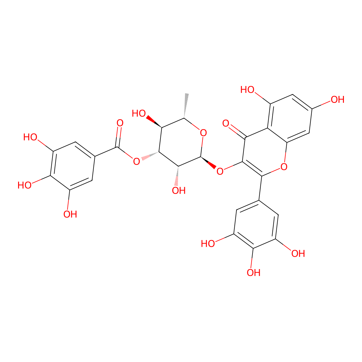 3''-O-Galloylmyricitrin molecular structure, CAS 143202-36-2