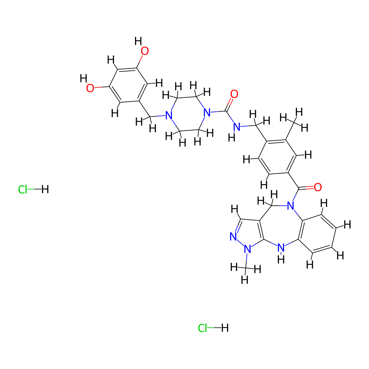 WAY 267464 Dihydrochloride molecular structure, CAS 1432043-31-6