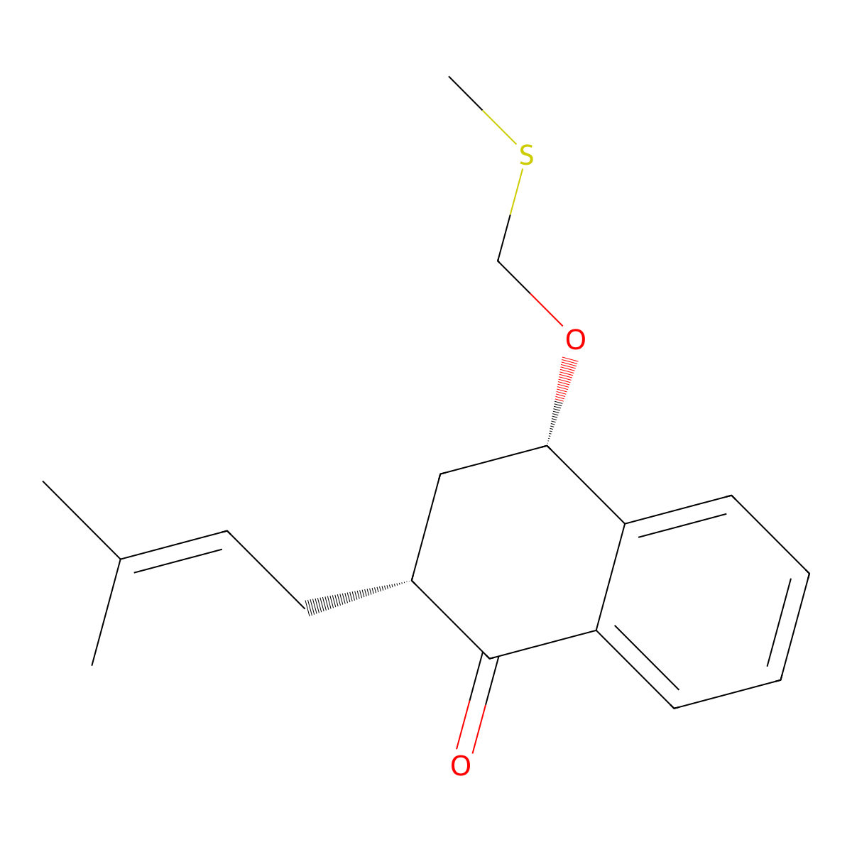 Catalponol methylthiomethyl ether molecular structure, CAS 1432057-74-3