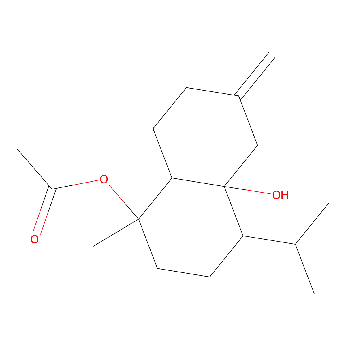10-O-Acetylisocalamendiol molecular structure, CAS 1432064-69-1