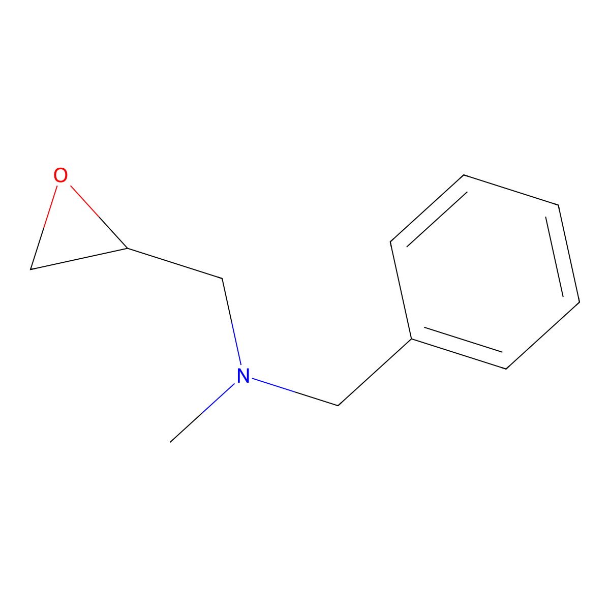 Benzyl(methyl)((oxiran-2-yl)methyl)amine molecular structure, CAS 14321-26-7