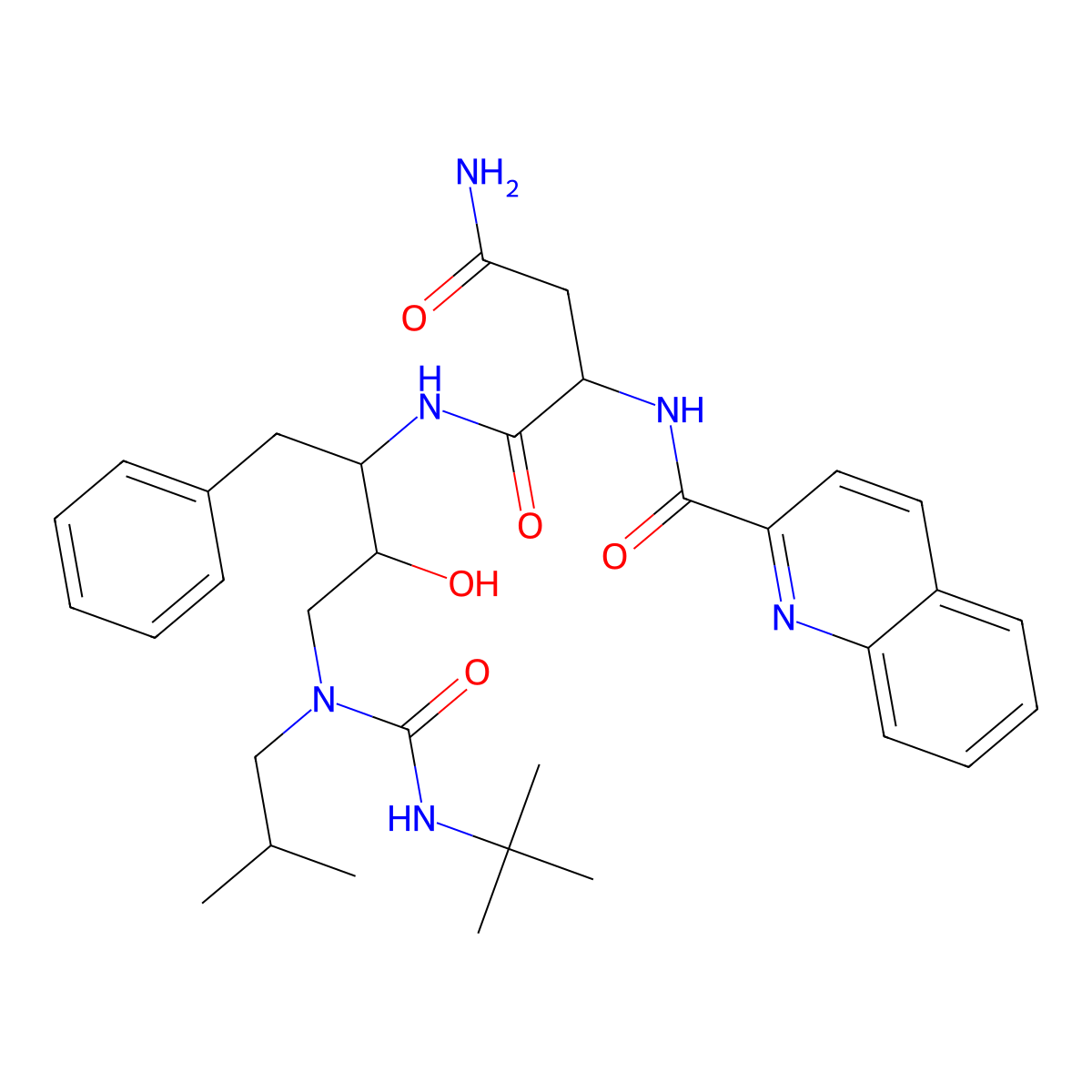 Telinavir molecular structure, CAS 143224-34-4